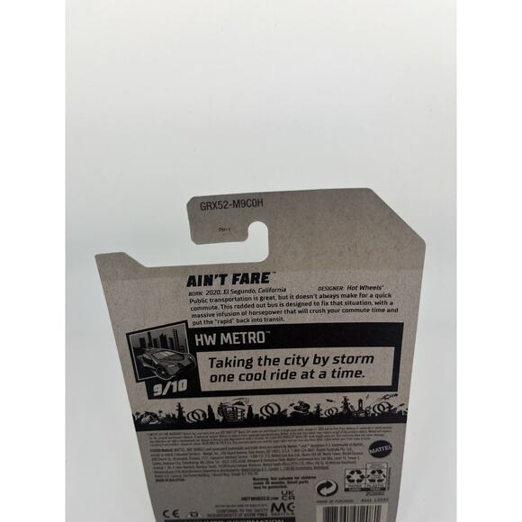 Hot Wheels Green Ain't Fare #155 2021 HW Metro 9/10 ⭐️ - Picture 4 of 5